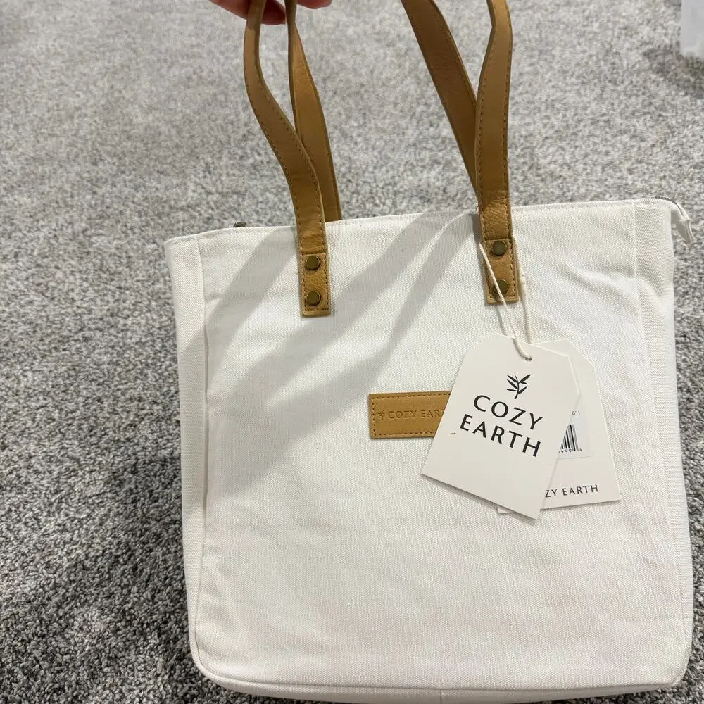 New Cozy Earth KING Size White Fitted Sheet, 100% Viscose from Bamboo, Free Tote